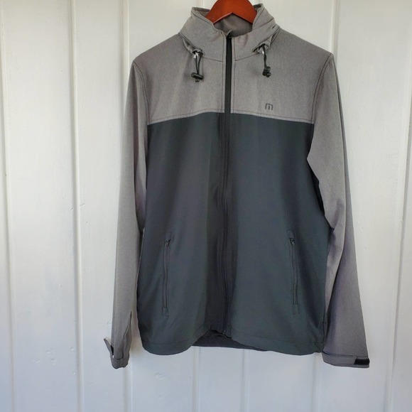 Travis Mathew Other - Travis Mathew Mens Sz M Fog Chaser Hidden Hood Full Zip Jacket